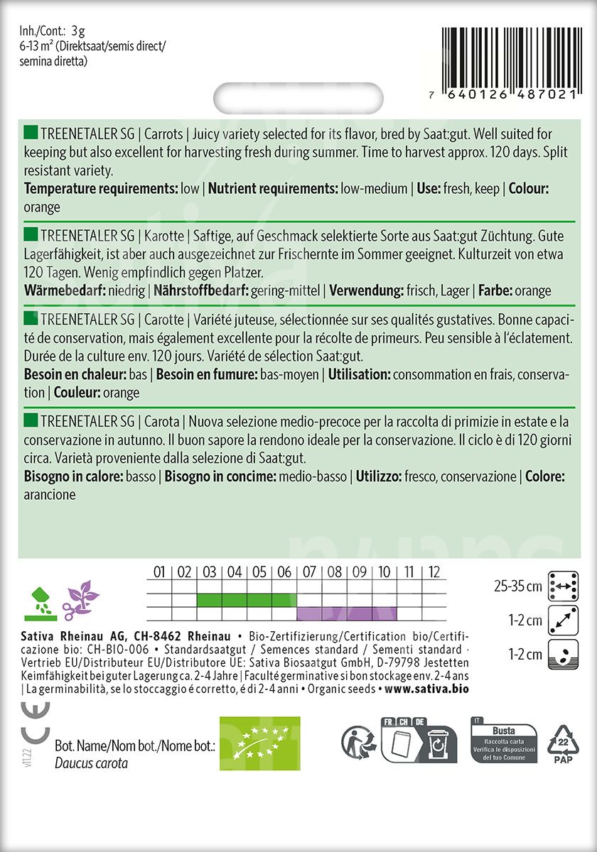 Carrot 'Treenetaler'
