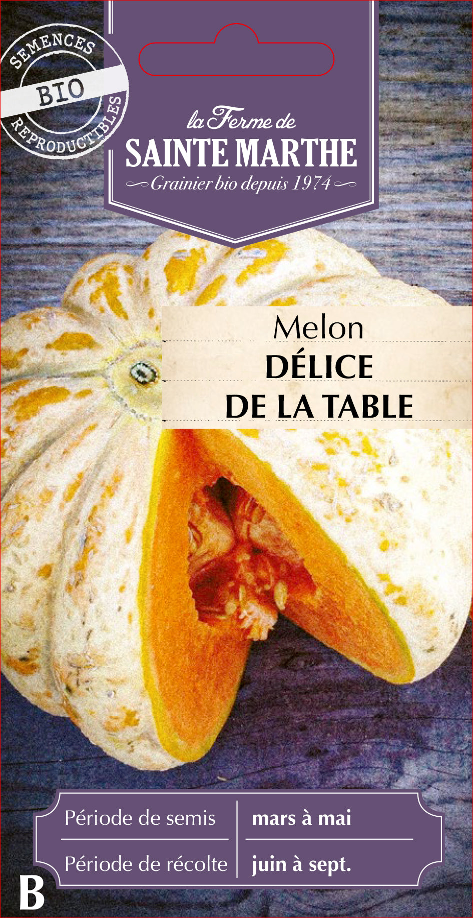 Muskmelon 'Délice de la Table'